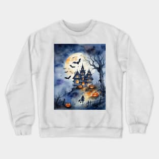 Horror halloween night Crewneck Sweatshirt